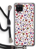 Planets Space: Samsung Galaxy A12 Transparant Hoesje met koord