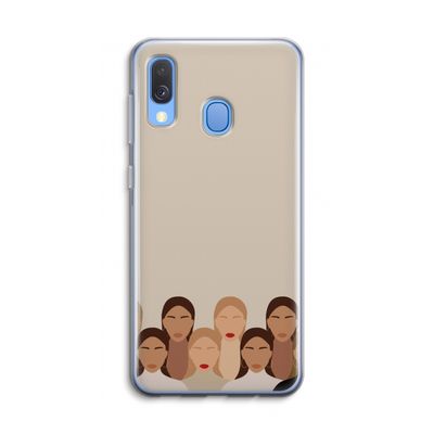 Girls girls girls: Samsung Galaxy A40 Transparant Hoesje