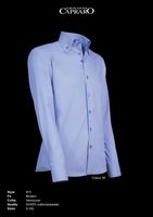 Giovanni Capraro 915-36 Heren Overhemd - Licht Blauw [Blauw accent] - thumbnail
