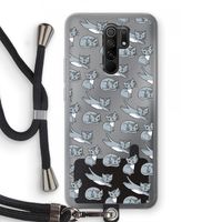 Poezen: Xiaomi Redmi 9 Transparant Hoesje met koord