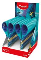 Schaar maped dragon 13cm display 24 stuks blauw