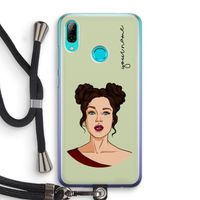 Pop-Art Creator: Huawei P Smart (2019) Transparant Hoesje met koord