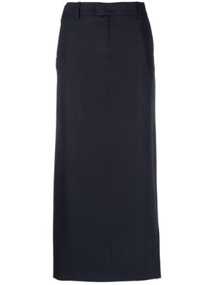 ARMARIUM jupe crayon en laine vierge - Bleu