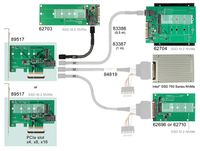 DeLOCK PCI Express Card > 1 x internal NVMe M.2 PCIe / 1 x internal SFF-8643 NVMe controller 89517 - thumbnail