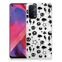 Silicone Back Case OPPO A93 5G Silver Punk - thumbnail