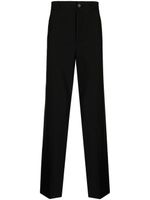 Feng Chen Wang pantalon droit en laine d'agneau - Noir - thumbnail