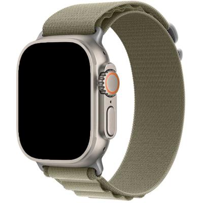 Apple Watch Nylon Alpine Band - Olijf - 44, 45, 46 & 49mm