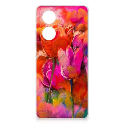 Smartphone hoesje OPPO A58 4G Tulips