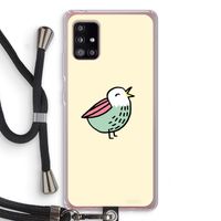 Birdy: Samsung Galaxy A51 5G Transparant Hoesje met koord