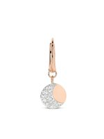 Dodo boucle d'oreille en or rose 9ct ornée de diamants