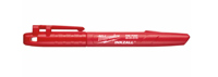 Milwaukee Accessoires Fine Point Marker - Red - 1pc - 48223170