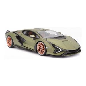 Modelauto Lamborghini Sian groen schaal 1:24/21 x 8 x 5 cm