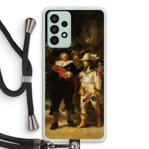 De Nachtwacht: Samsung Galaxy A52s 5G Transparant Hoesje met koord