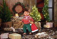 ZAPF Creation BABY born - Kerstoutfit poppen accessoires 43 cm - thumbnail