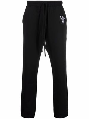 More Joy pantalon de jogging à logo brodé - Noir