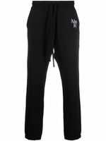 More Joy pantalon de jogging à logo brodé - Noir