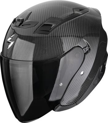 SCORPION EXO-Z1 Carbon Solid, Jethelm of scooter helm, Zwart