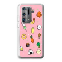 Happy bento friends: Huawei P40 Pro Plus Transparant Hoesje