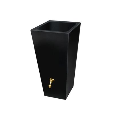 Regenton manhattan zwart 200L incl. messing kraantje Prestige - Prestige