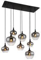 Globo Rechte hanglamp Maxy 8-lichts 15548-8H