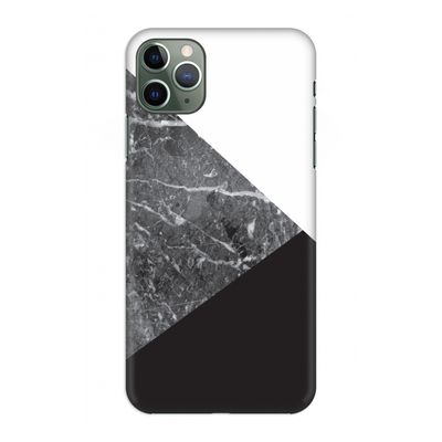 Combinatie marmer: Volledig geprint iPhone 11 Pro Max Hoesje