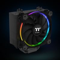 Thermaltake Riing Silent 12 RGB Sync Edition Processor Koeler 12 cm Zwart, Metallic - thumbnail