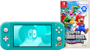 Nintendo Switch Lite Turquoise + Super Mario Bros. Wonder