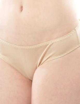 Zijden Dames Slip Alkena Kleur Nude Maat Small