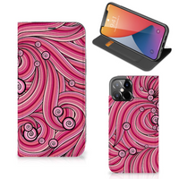 iPhone 12 Pro Max Bookcase Swirl Pink