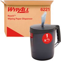 Poetsroldispenser WypAll reach centerfeed zwart 6221 - thumbnail