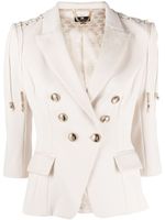 Elisabetta Franchi blazer à boutonnière croisée - Tons neutres