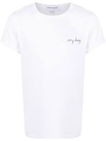 Maison Labiche t-shirt à slogan brodé - Blanc
