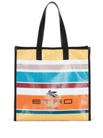 ETRO sac cabas à rayures - Jaune