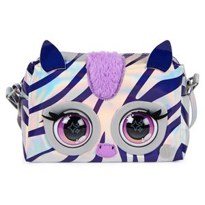 Purse Pets Metallic Mood interactieve tas Rebel Stripez Zebra