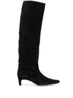 STAUD Wally knee-length suede boots - Noir