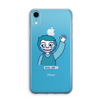 Zwaai: iPhone XR Transparant Hoesje Zwaai: iPhone XR Transparant Hoesje