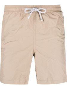 MC2 Saint Barth short de bain à patch logo - Tons neutres