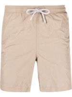 MC2 Saint Barth short de bain à patch logo - Tons neutres