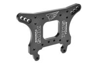 Team Corally - Shock Tower - XTR - Front - 7075 Aluminum - 5mm - Black - 1 Pc - thumbnail