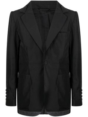 The Power For The People blazer à simple boutonnage - Noir