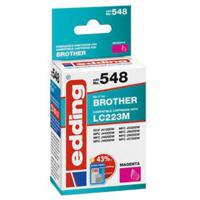 Edding Inktcartridge vervangt Brother LC-223M Compatibel Magenta EDD-548 18-548 - thumbnail