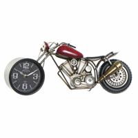 Tafelklok DKD Home Decor Kristal Rood Ijzer (46 x 14.5 x 20 cm)