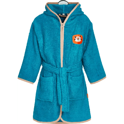 Playshoes badjas Jungle Petrolblauw-110-116