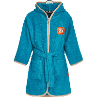 Playshoes badjas Jungle Petrolblauw-110-116