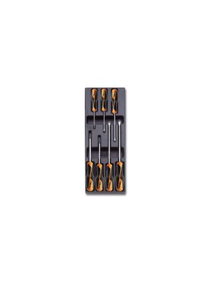 Beta Harde voorgevormde inzetbakken met assortiment gereedschap T208 - 024240208