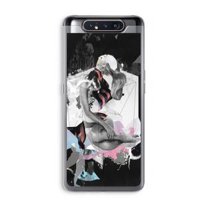 Camouflage de sommeil: Samsung Galaxy A80 Transparant Hoesje