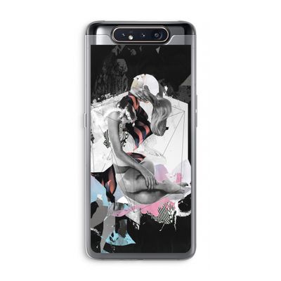 Camouflage de sommeil: Samsung Galaxy A80 Transparant Hoesje