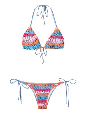 Amir Slama bikini en crochet - Multicolore