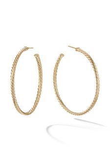 David Yurman boucles d'oreilles Cablespira en or 18ct