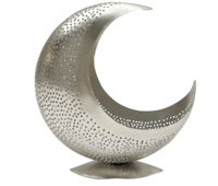 Waxinehouder Moon Zilver